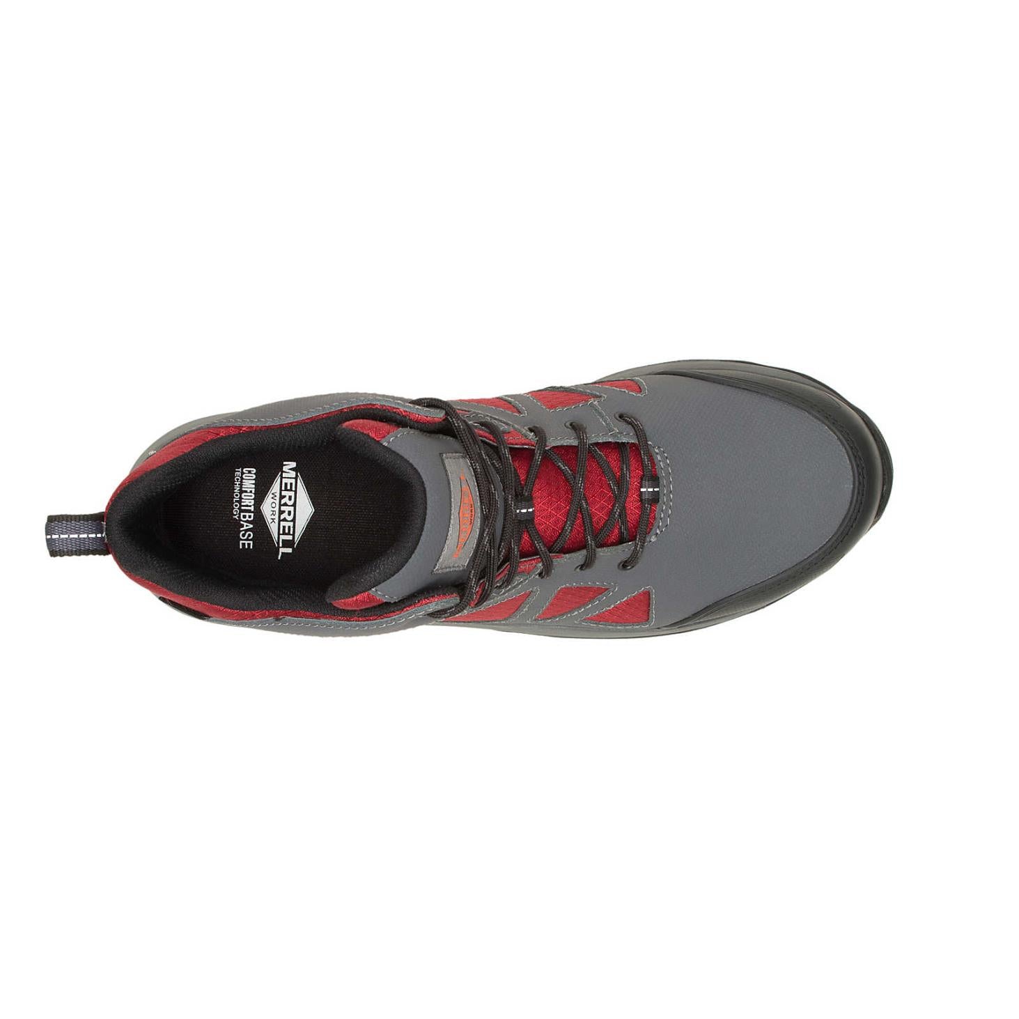 Merrell Fullbench Speed Mid Waterproof Carbon Fiber Asphalt/dahlia | Men Boots