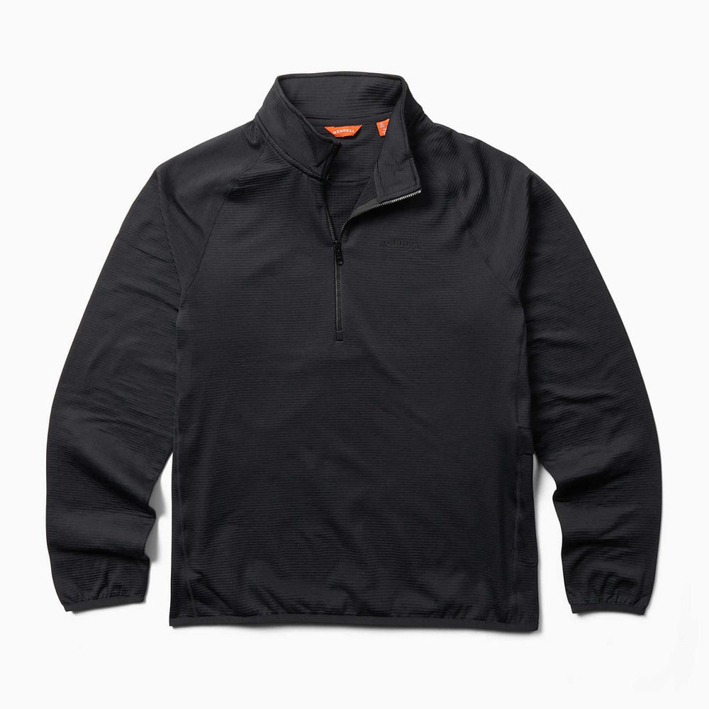 Merrell Geotex 1/4 Zip Black | Men Tops