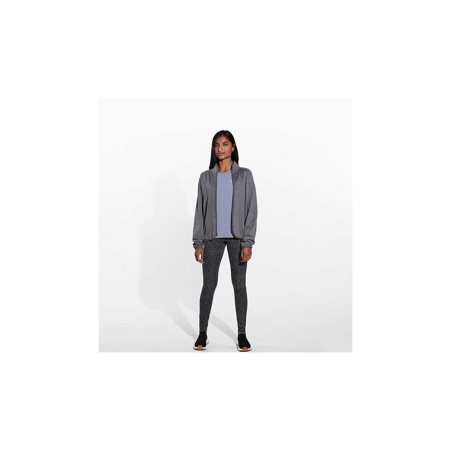 Merrell Geotex Full Zip Rock Heather | Women Tops
