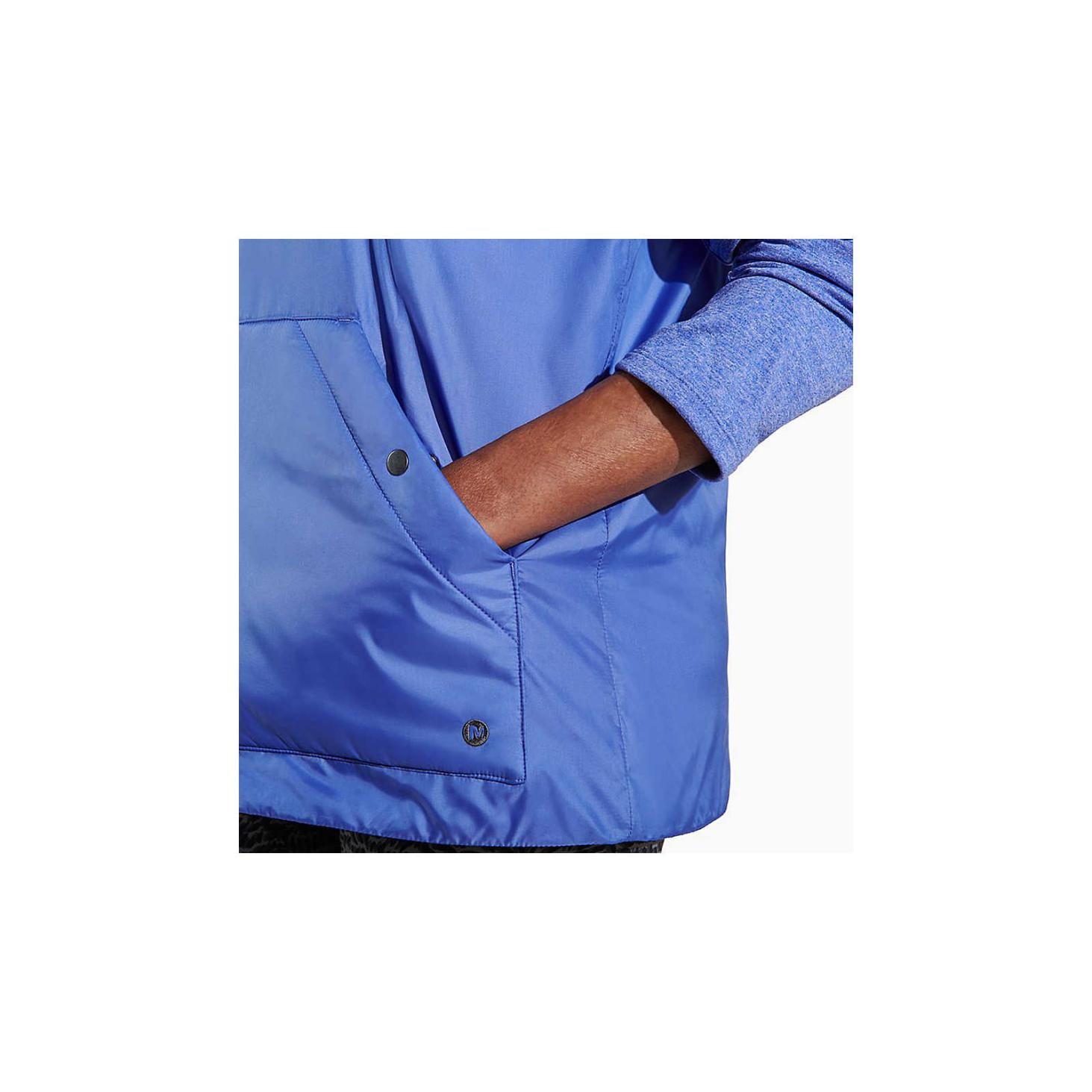 Merrell Geotex Insulated Vest Baja Blue | Women Tops