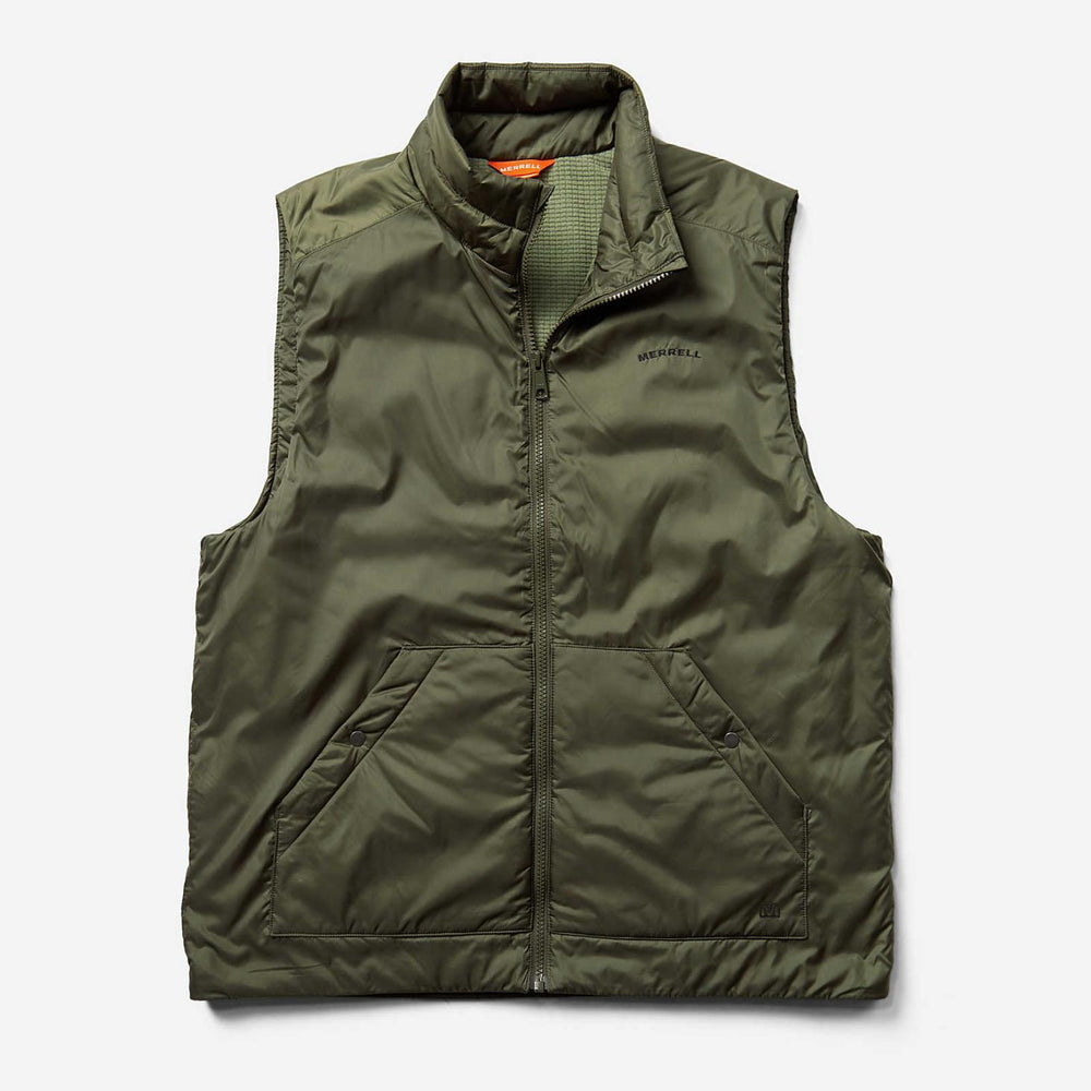 Merrell Geotex Insulated Vest Dusty Olive | Men Tops
