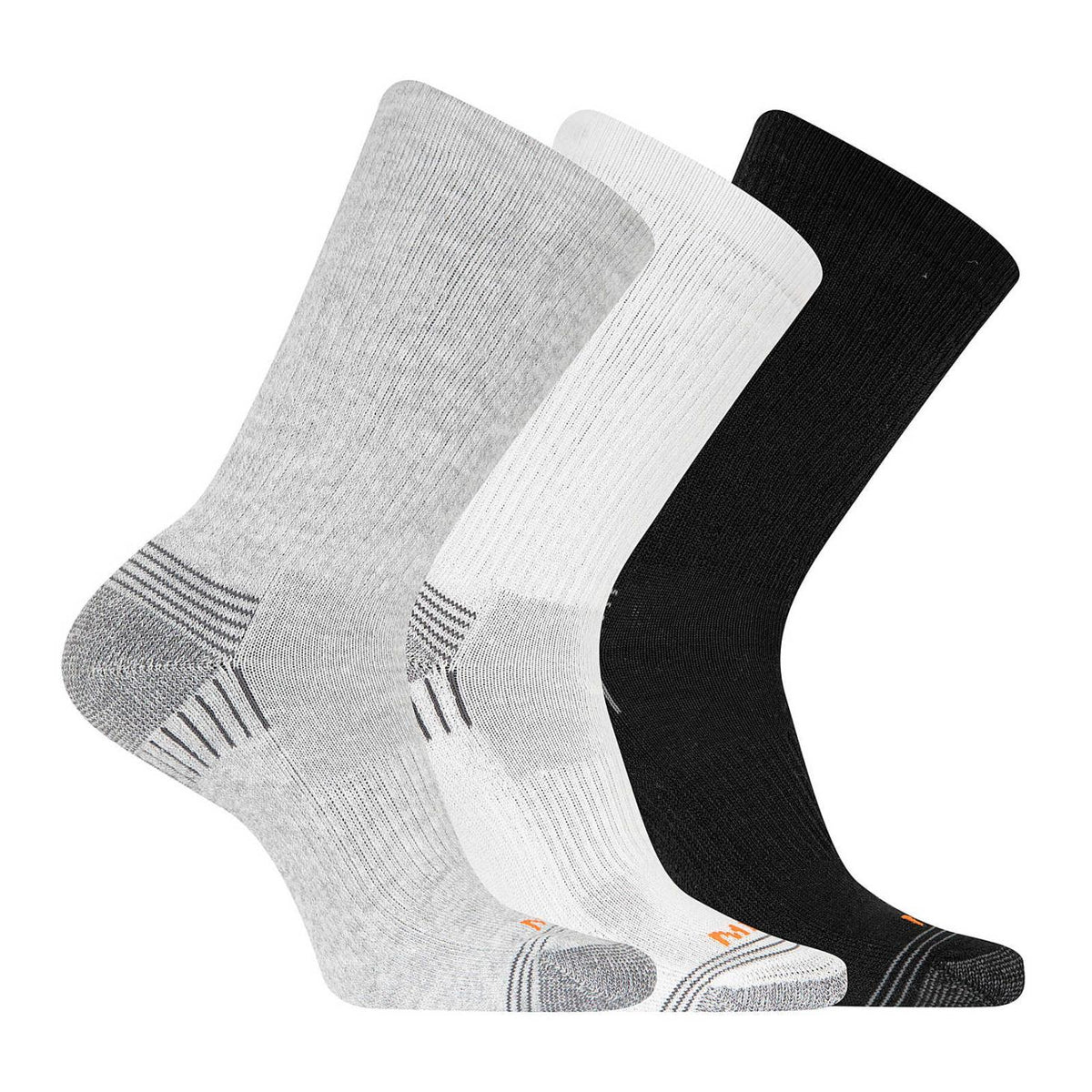 Merrell Hiker Crew Sock 3 Pack Grey Heather Asst | Women/Men Socks