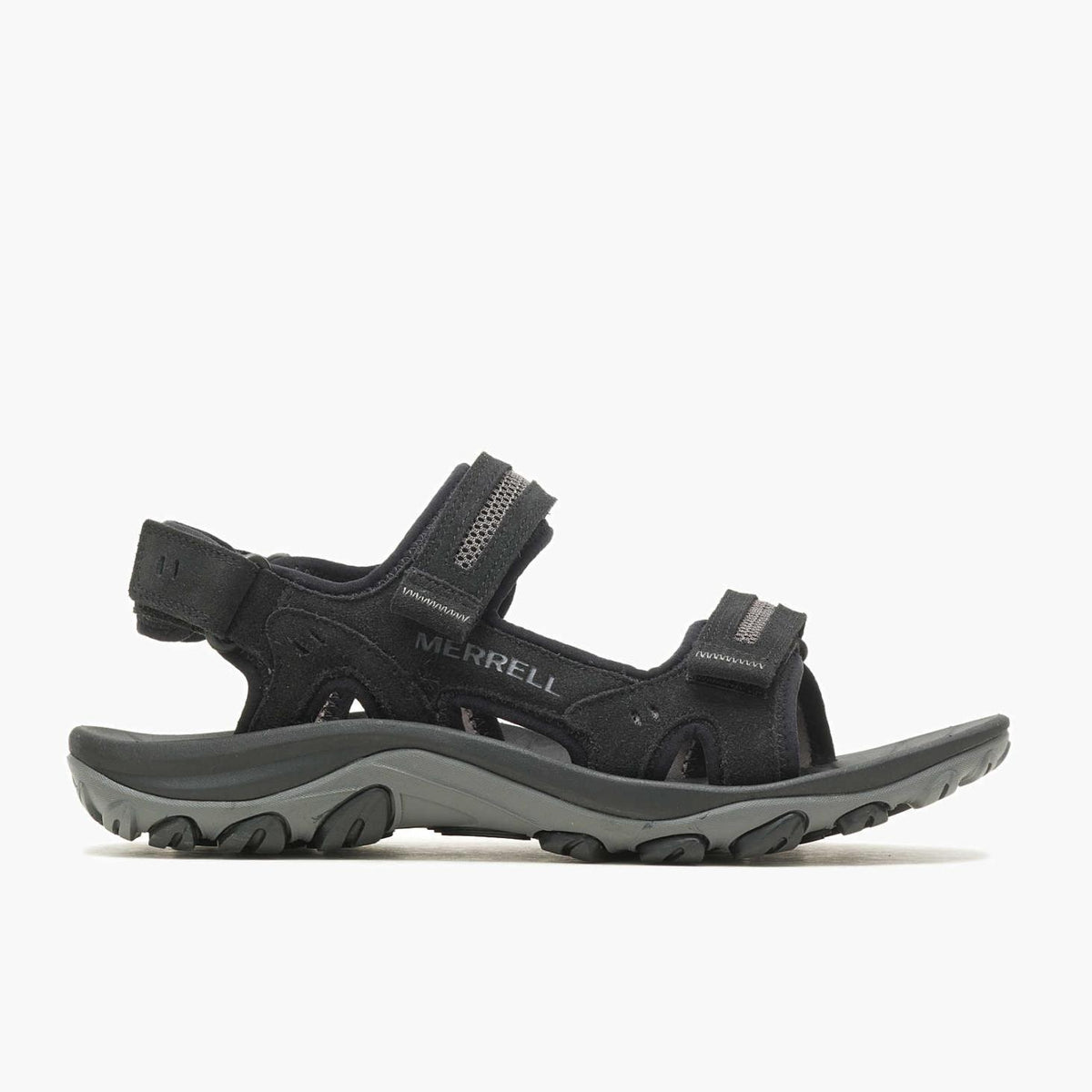 Merrell Huntington Convertible Leather Black | Men Sandals