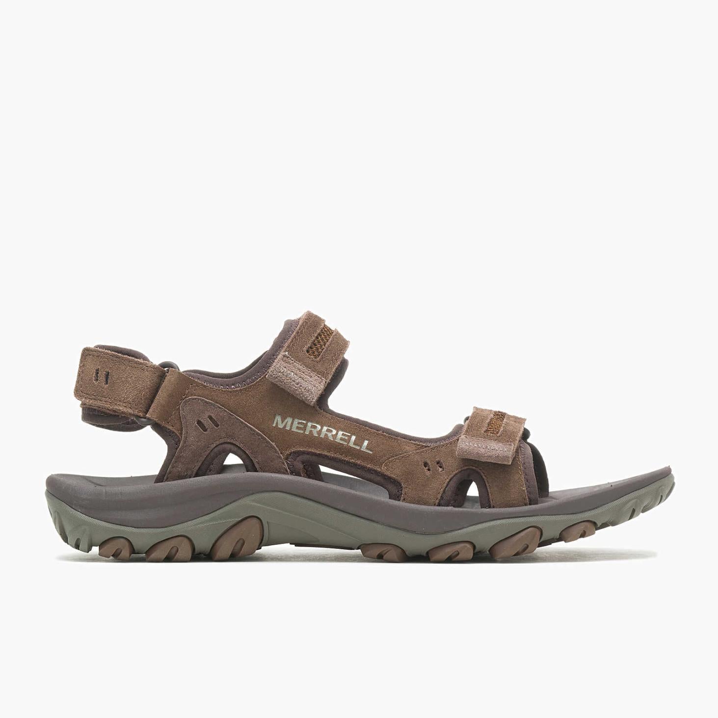 Merrell Huntington Convertible Leather Earth | Men Sandals
