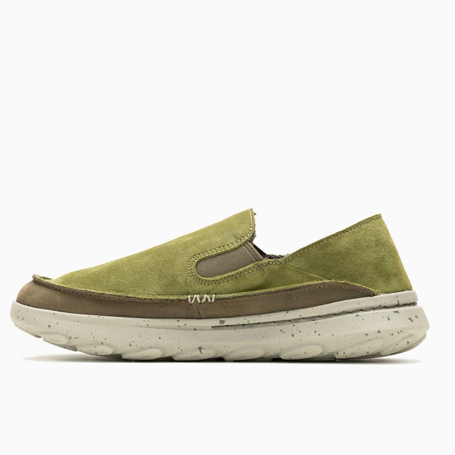 Merrell Hut Moc 2 Suede Avocado | Men Slip-Ons