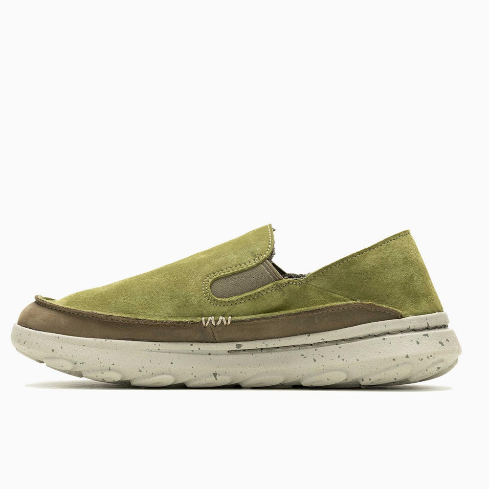 Merrell Hut Moc 2 Suede Avocado | Men Slip-Ons