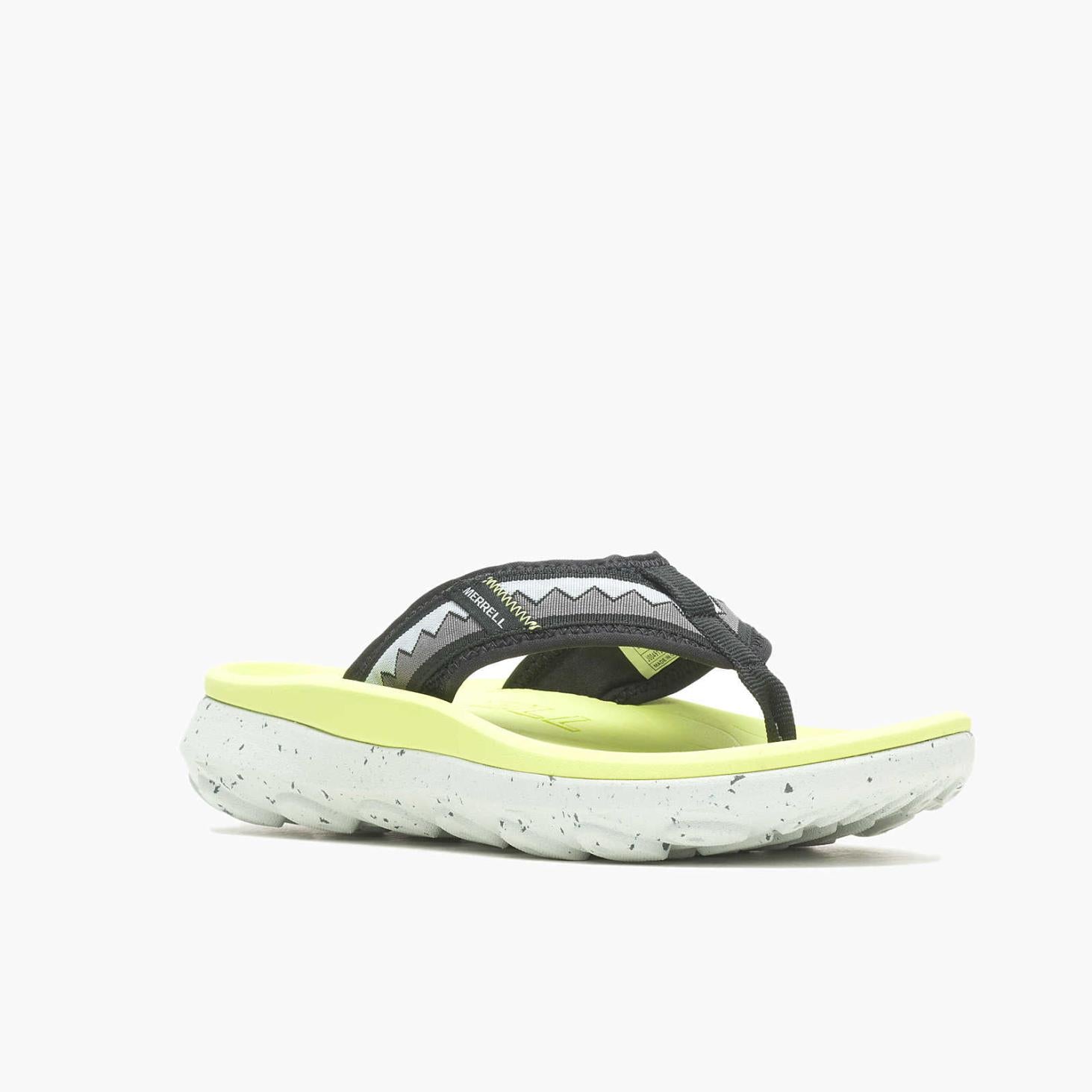 Merrell Hut Ultra Flip Black/celery | Men Slip-Ons