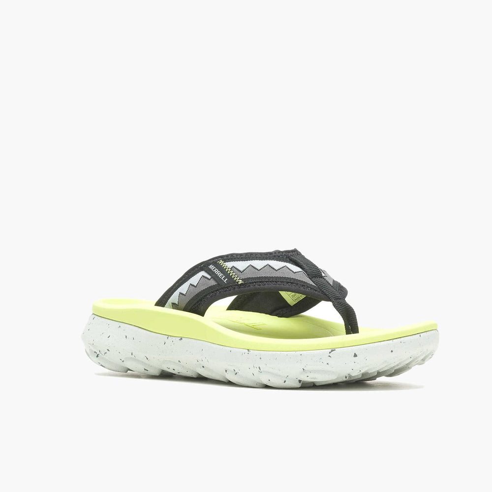 Merrell Hut Ultra Flip Black/celery | Men Slip-Ons