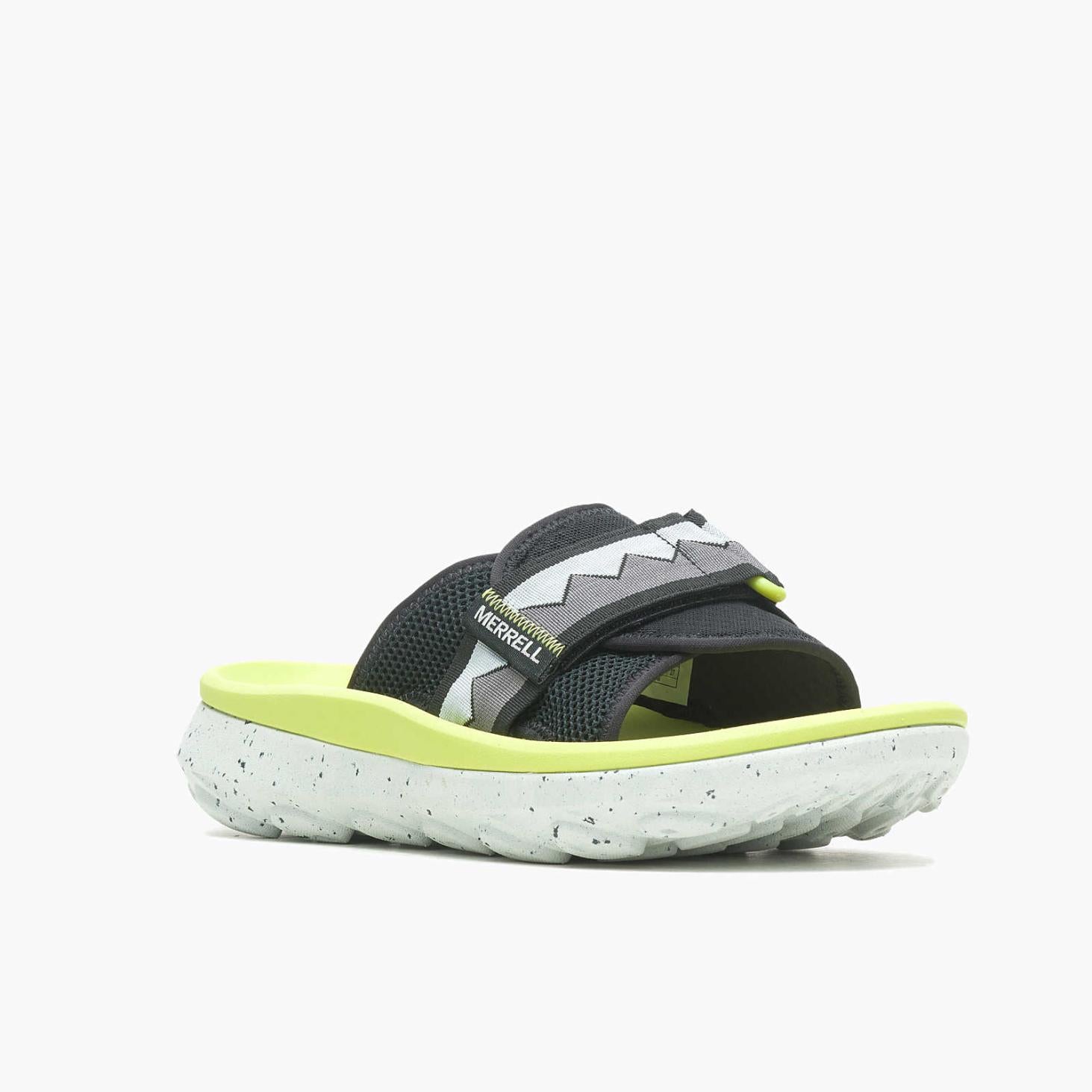 Merrell Hut Ultra Slide Black/celery | Men Sandals