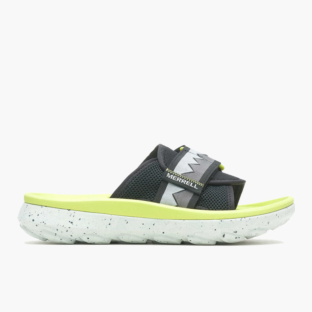 Merrell Hut Ultra Slide Black/celery | Men Sandals