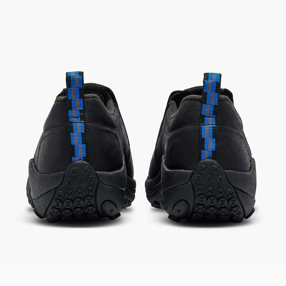 Merrell Jungle Moc Leather Sr Work Shoe Black | Men Slip-Ons