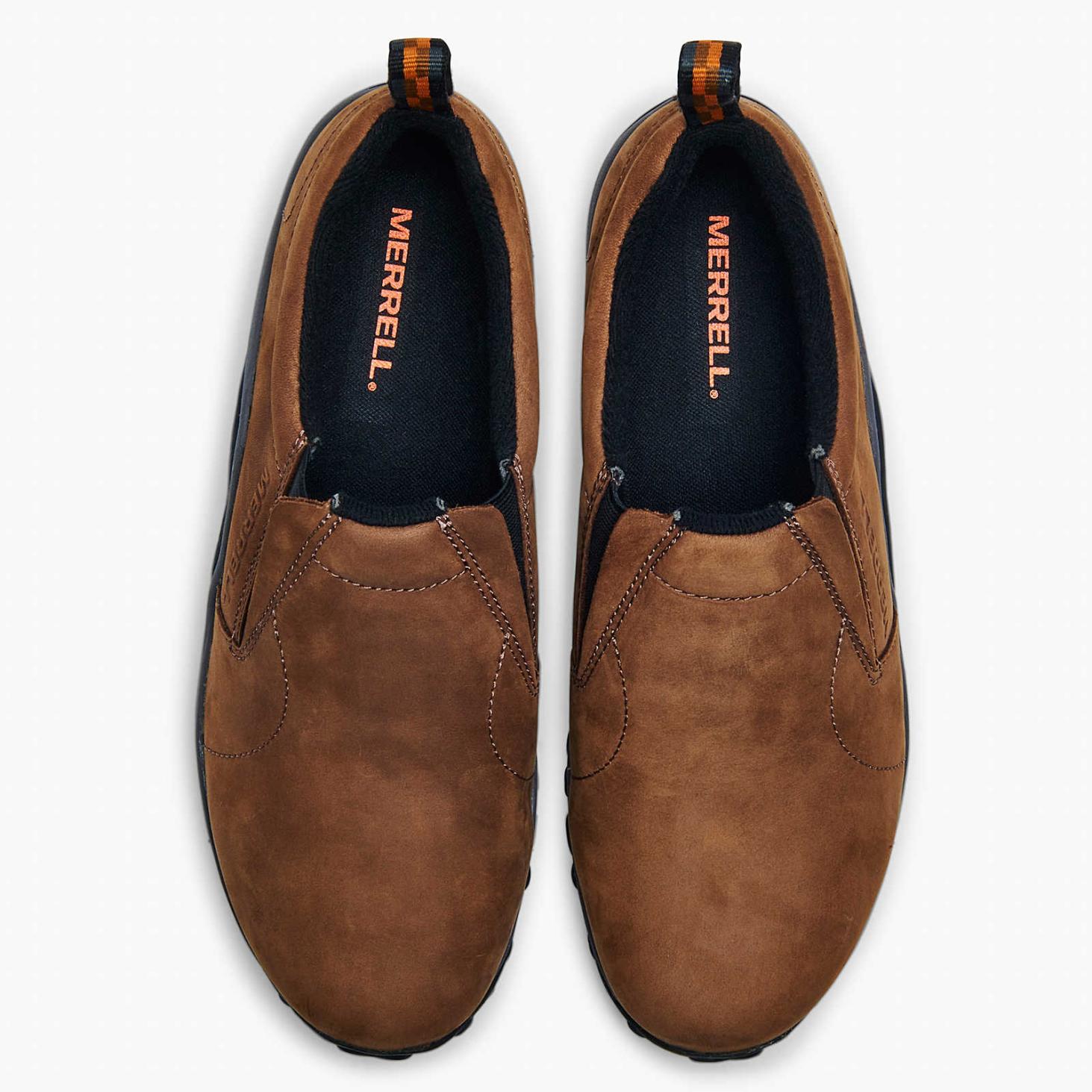 Merrell Jungle Moc Nubuck Brown | Men Slip-Ons