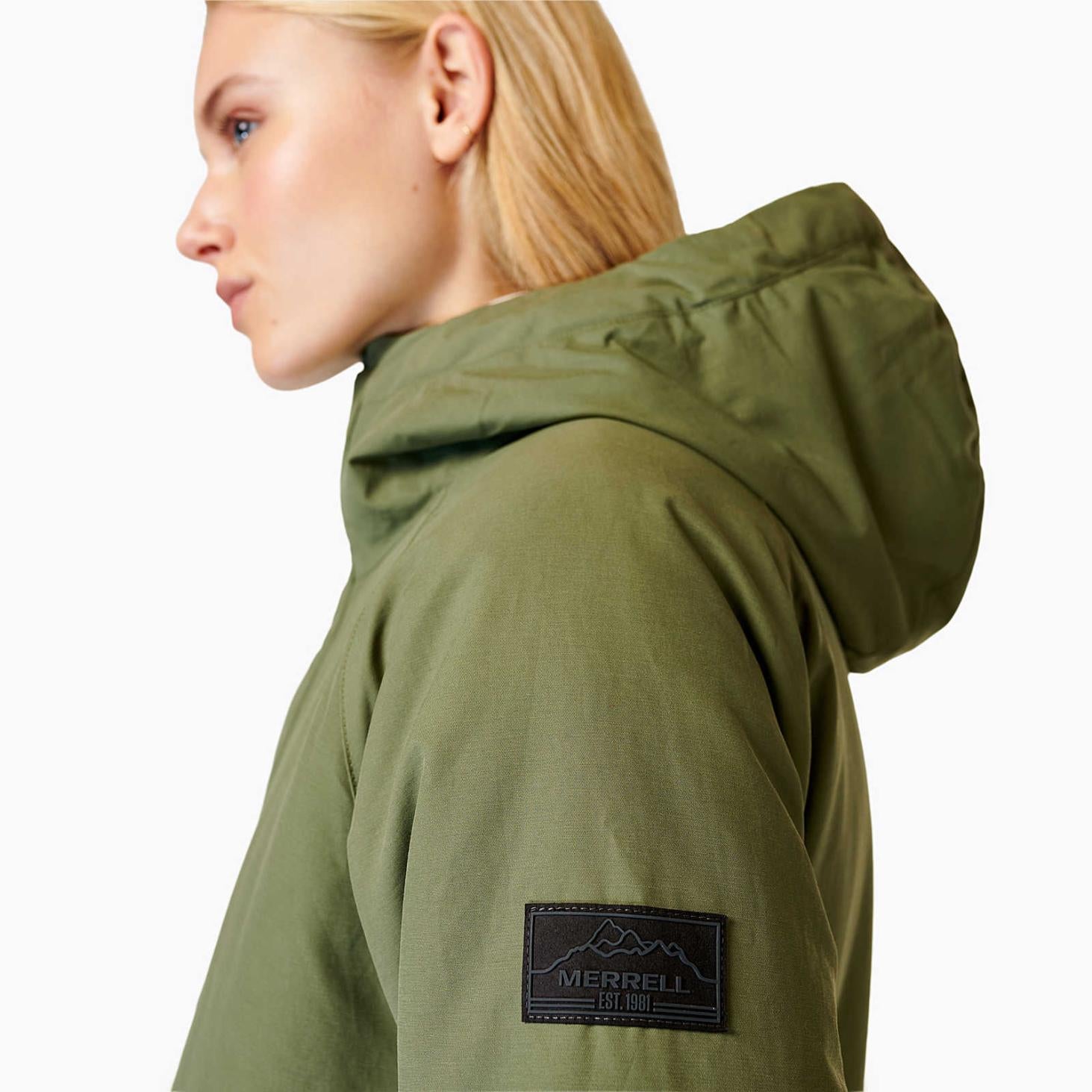 Merrell Kaidou Medium Weight Insulated Parka Lichen | Women Outerwear