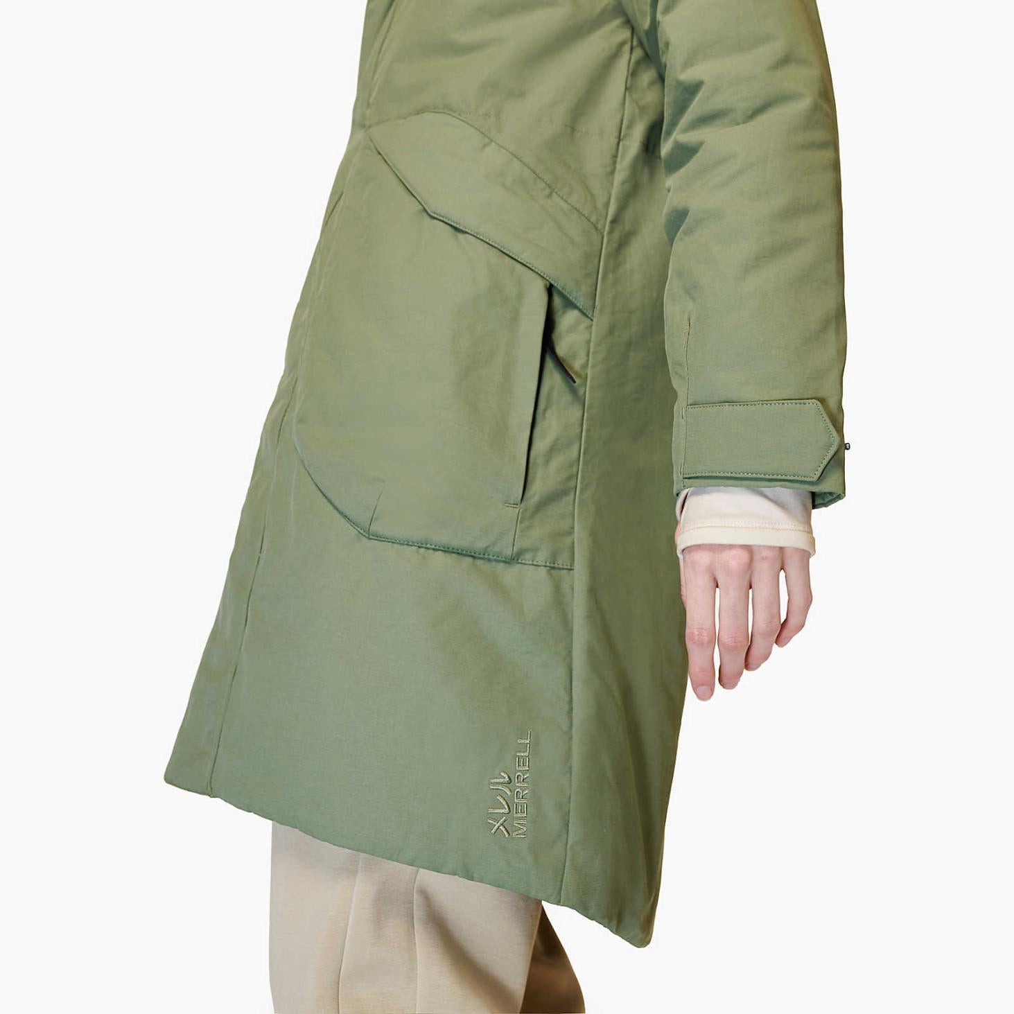 Merrell Kaidou Medium Weight Insulated Parka Lichen | Women Outerwear