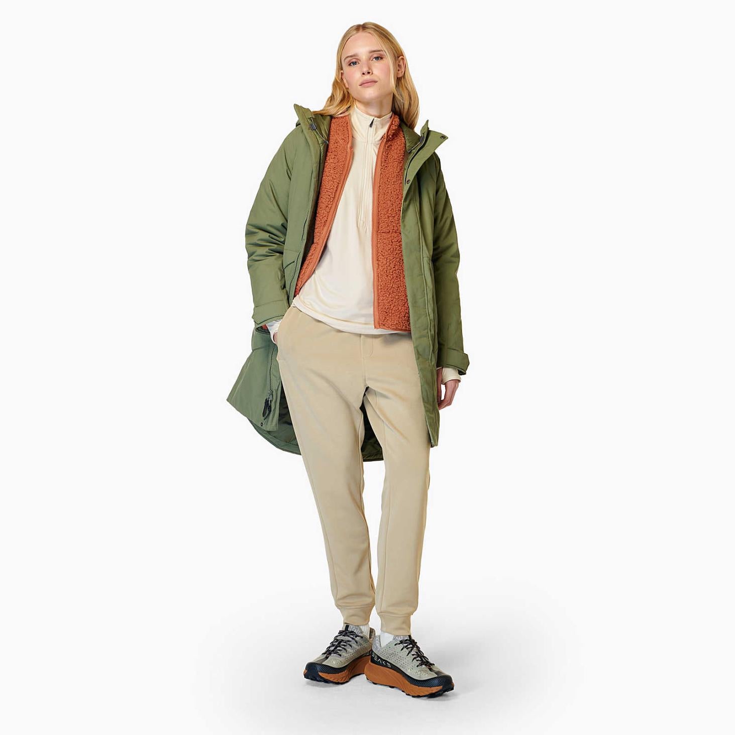 Merrell Kaidou Medium Weight Insulated Parka Lichen | Women Outerwear