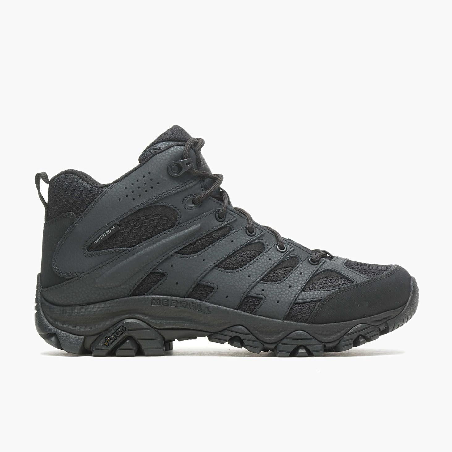 Merrell Moab 3 Mid Tactical Waterproof Black | Men Boots