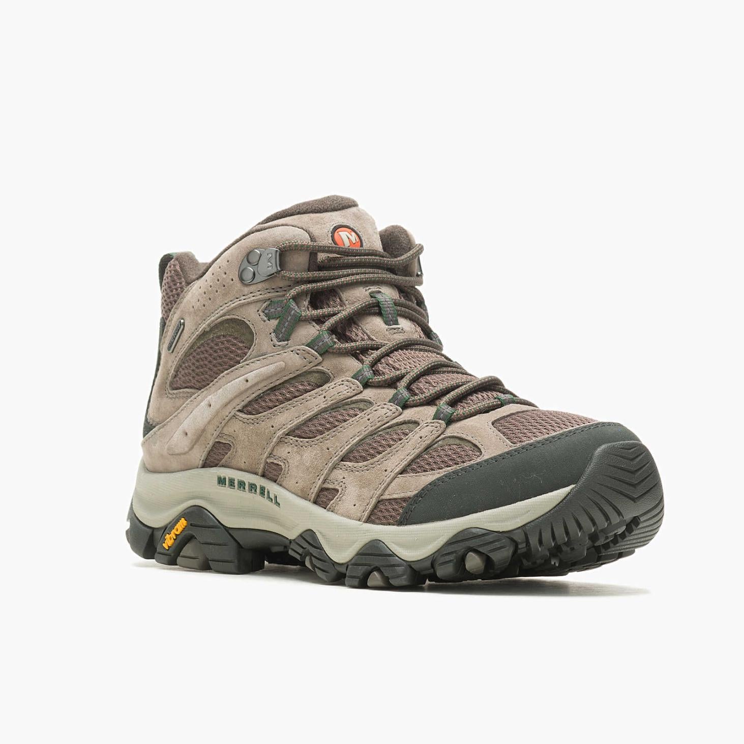 Merrell Moab 3 Mid Waterproof Wide Width Boulder | Men Boots