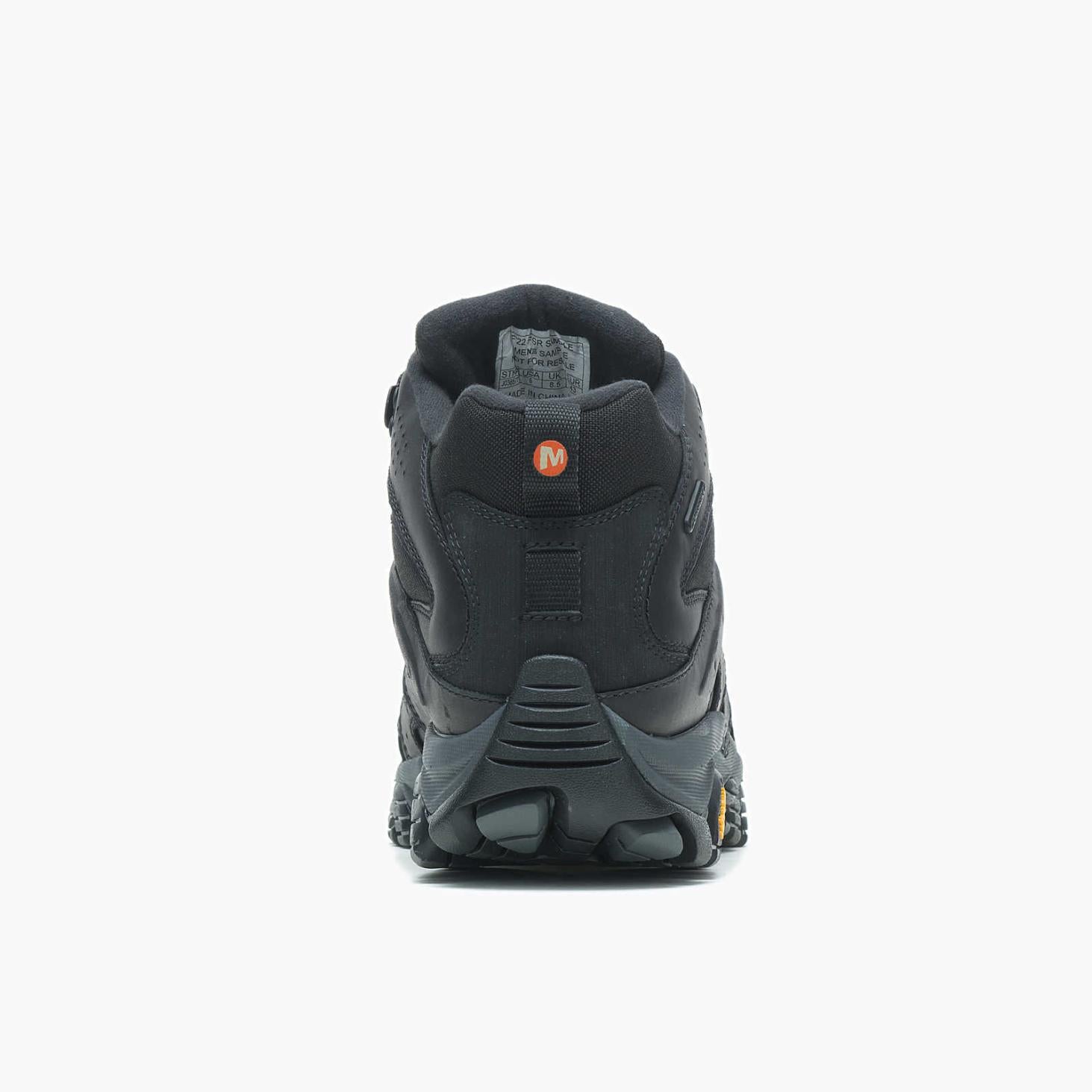 Merrell Moab 3 Thermo Mid Waterproof Wide Width Black | Men Winter Boots