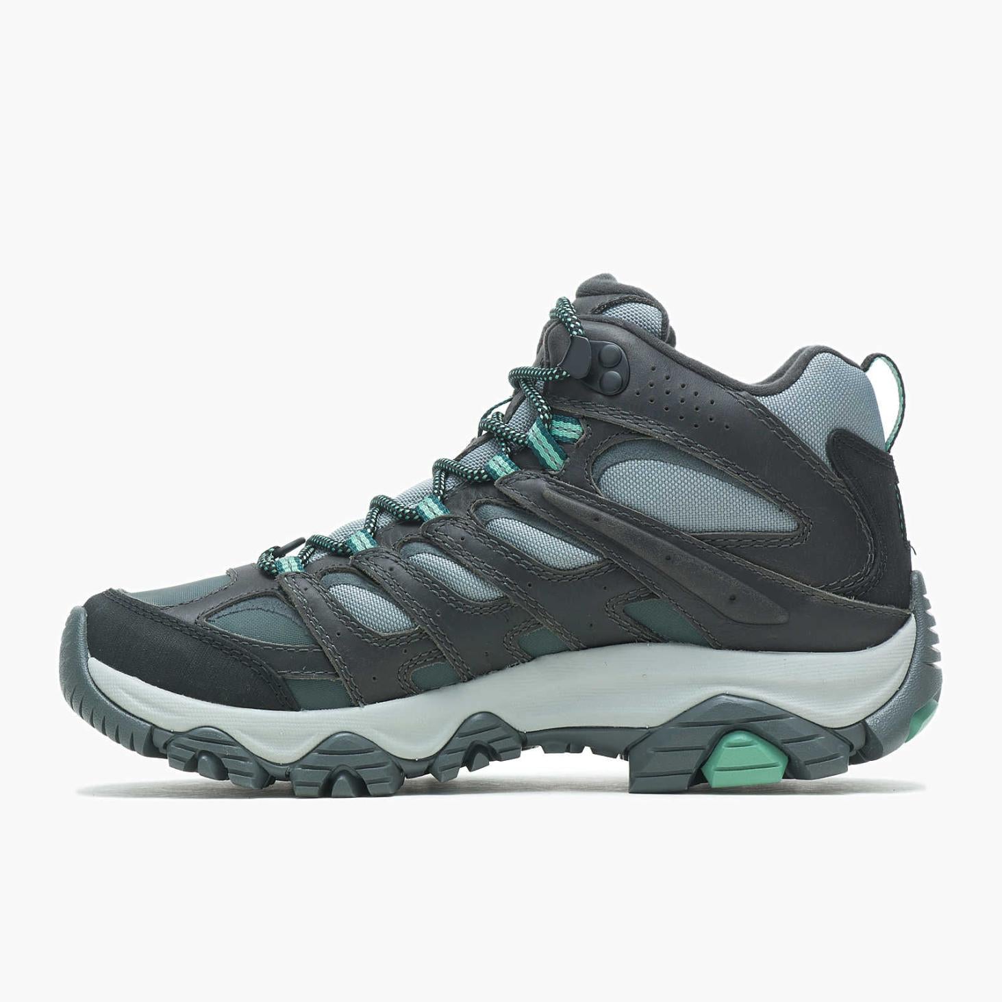 Merrell Moab 3 Thermo Mid Waterproof Wide Width Rock/jade | Women Winter Boots