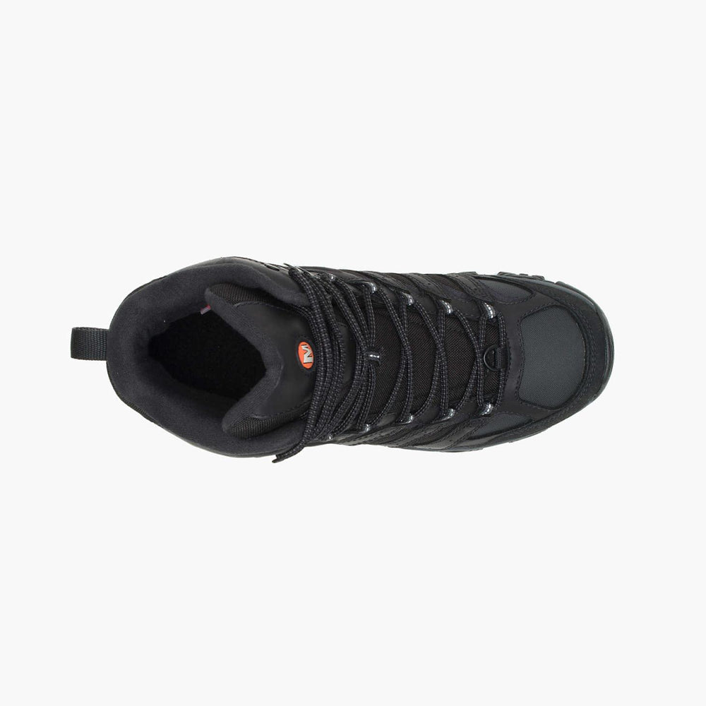 Merrell Moab 3 Thermo Tall Waterproof Black | Men Winter Boots