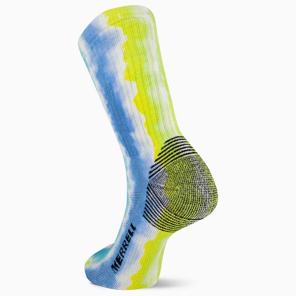 Merrell Moab 360 Print Painted Stripes Crew Sock Blue Multi | Women/Men Socks