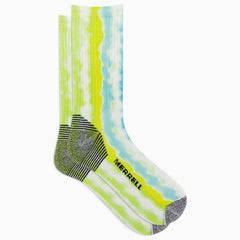 Merrell Moab 360 Print Painted Stripes Crew Sock Blue Multi | Women/Men Socks
