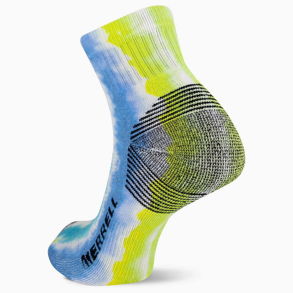 Merrell Moab 360 Print Painted Stripes Quarter Sock Blue Multi | Women/Men Socks