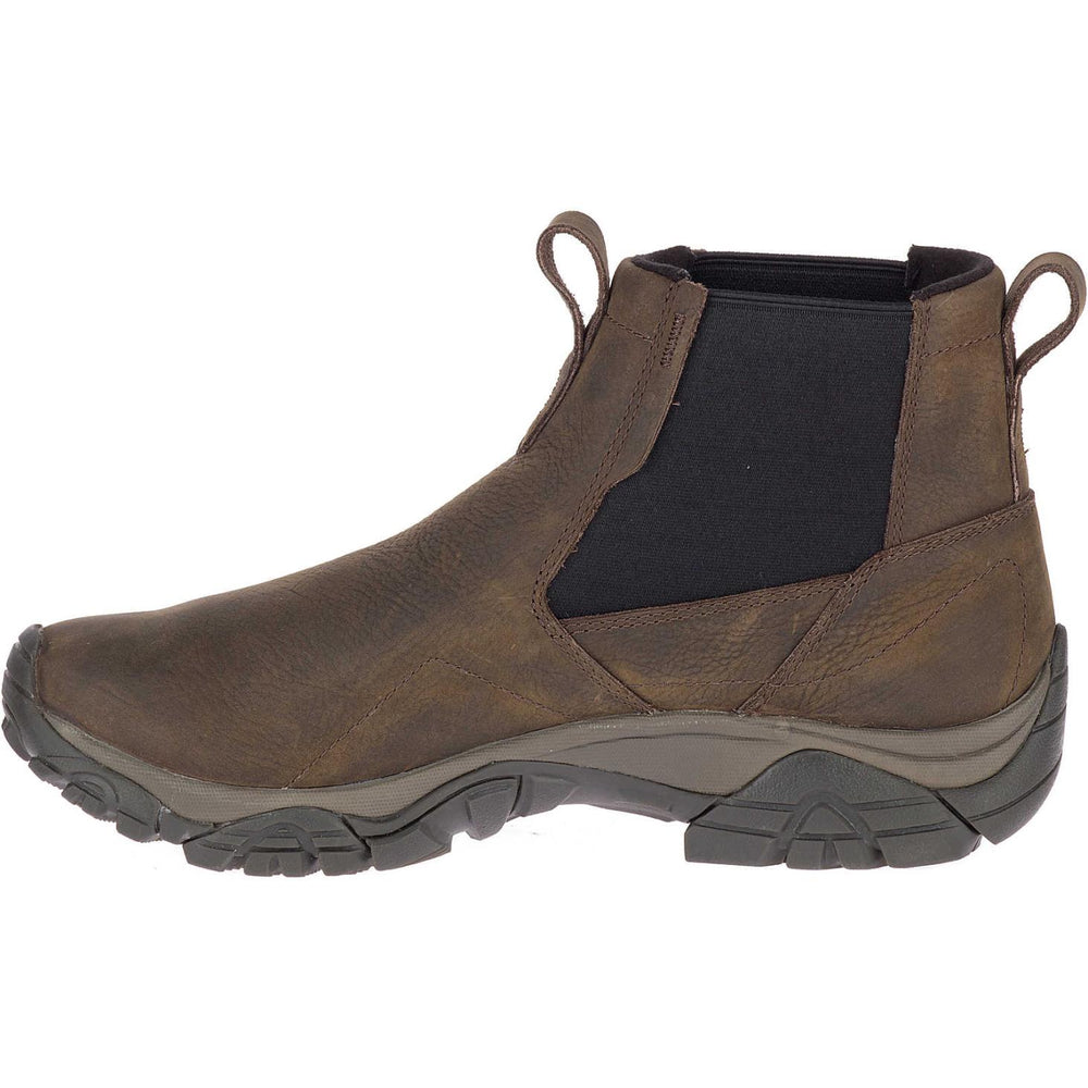 Merrell Moab Adventure Chelsea Polar Waterproof Wide Width Brown | Men Winter Boots