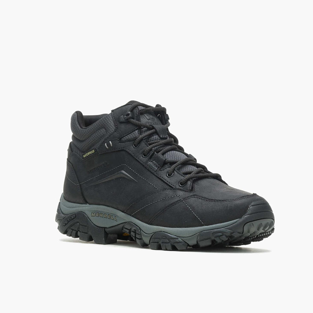 Merrell Moab Adventure Mid Waterproof Black | Men Boots