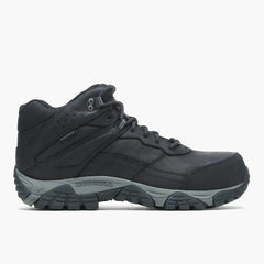 Merrell Moab Adventure Mid Waterproof Carbon Fiber Wide Width Black | Men Wide Widths
