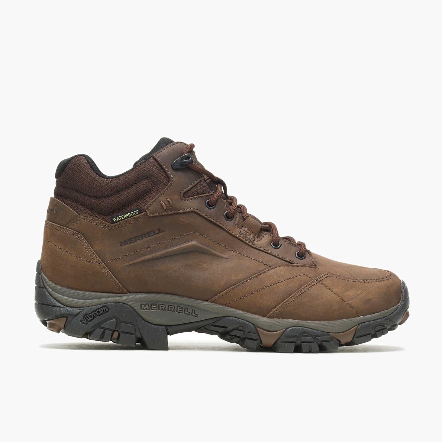 Merrell Moab Adventure Mid Waterproof Wide Width Dark Earth | Men Boots