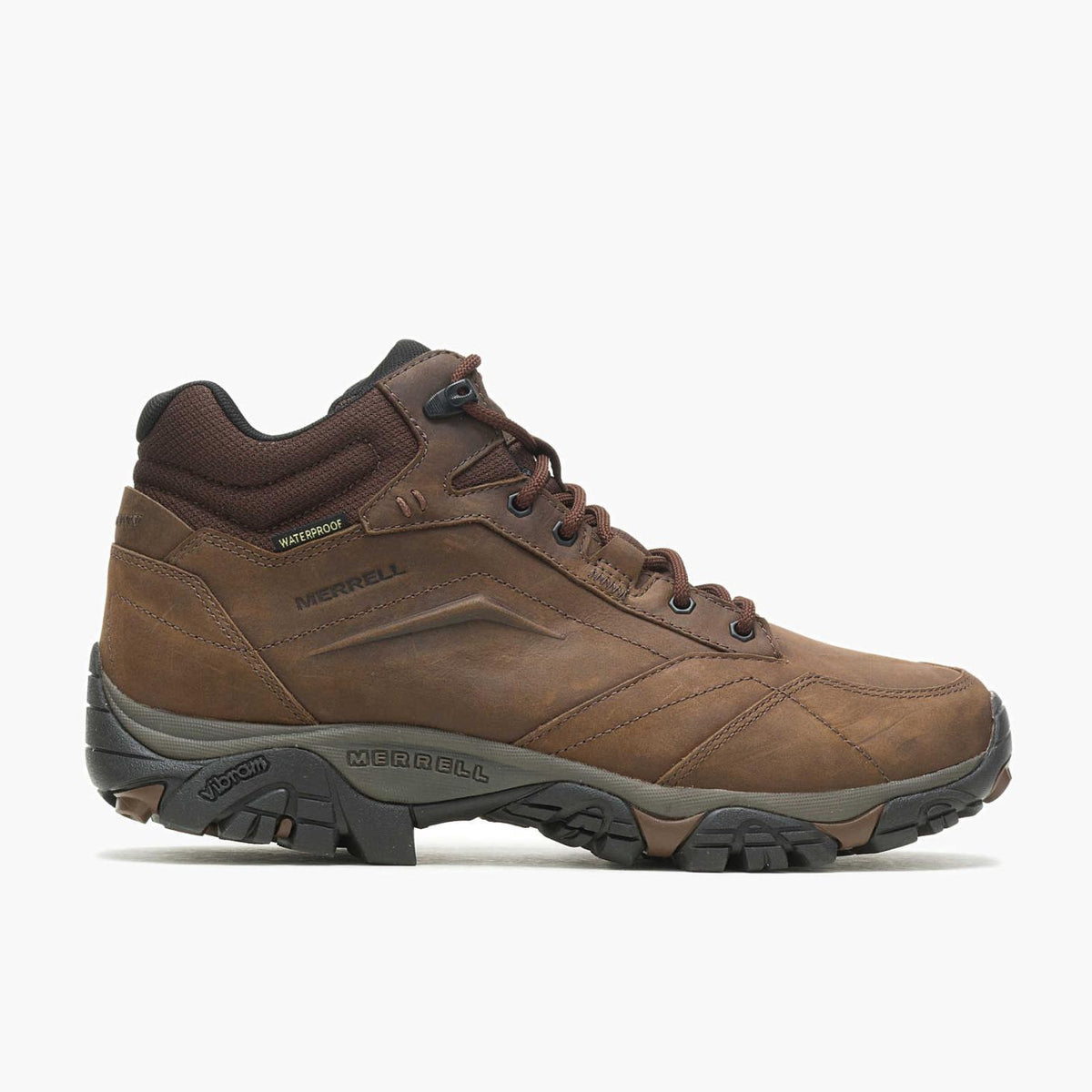 Merrell Moab Adventure Mid Waterproof Wide Width Dark Earth | Men Boots