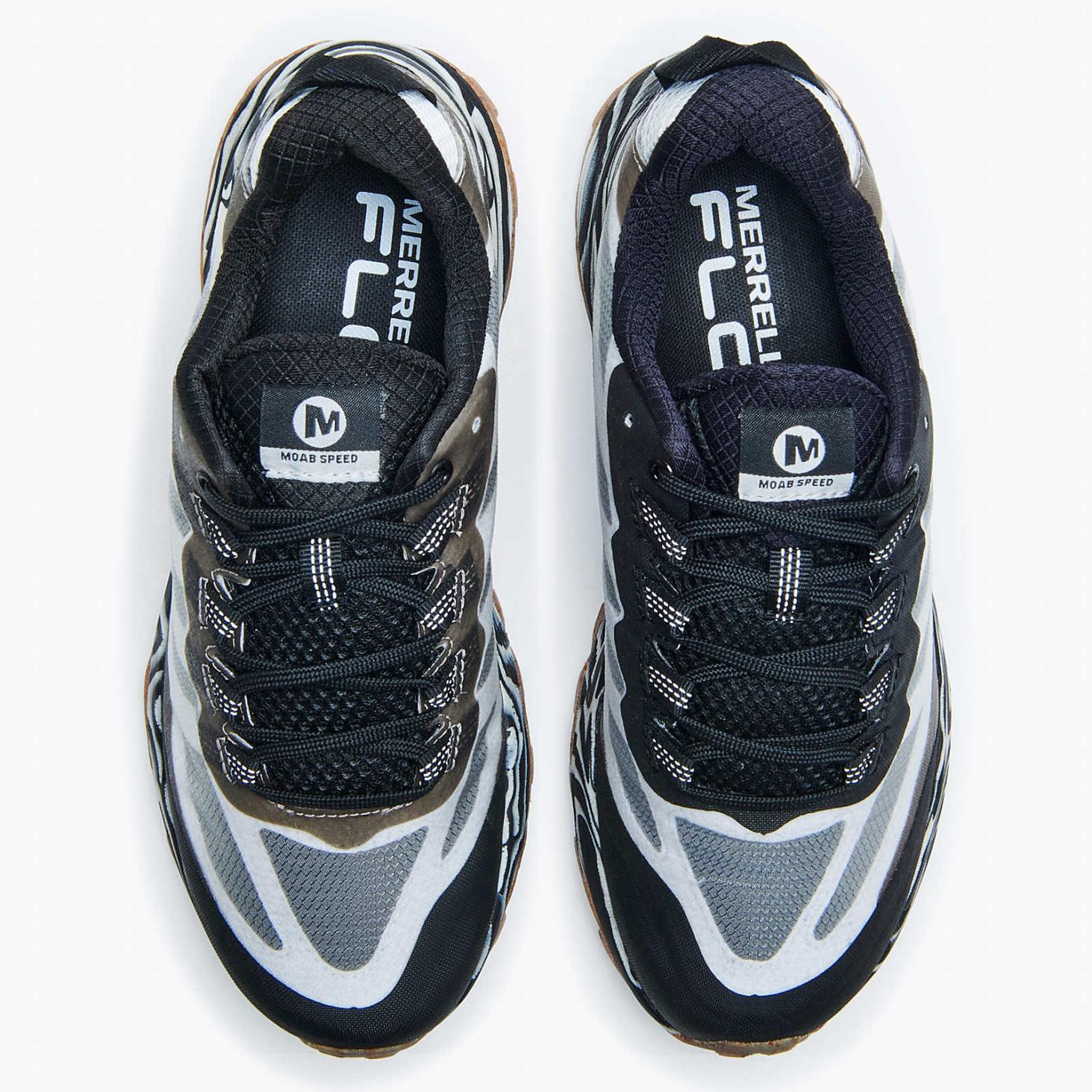 Merrell Moab Speed Eco Dye Black/white | Men Sneakers