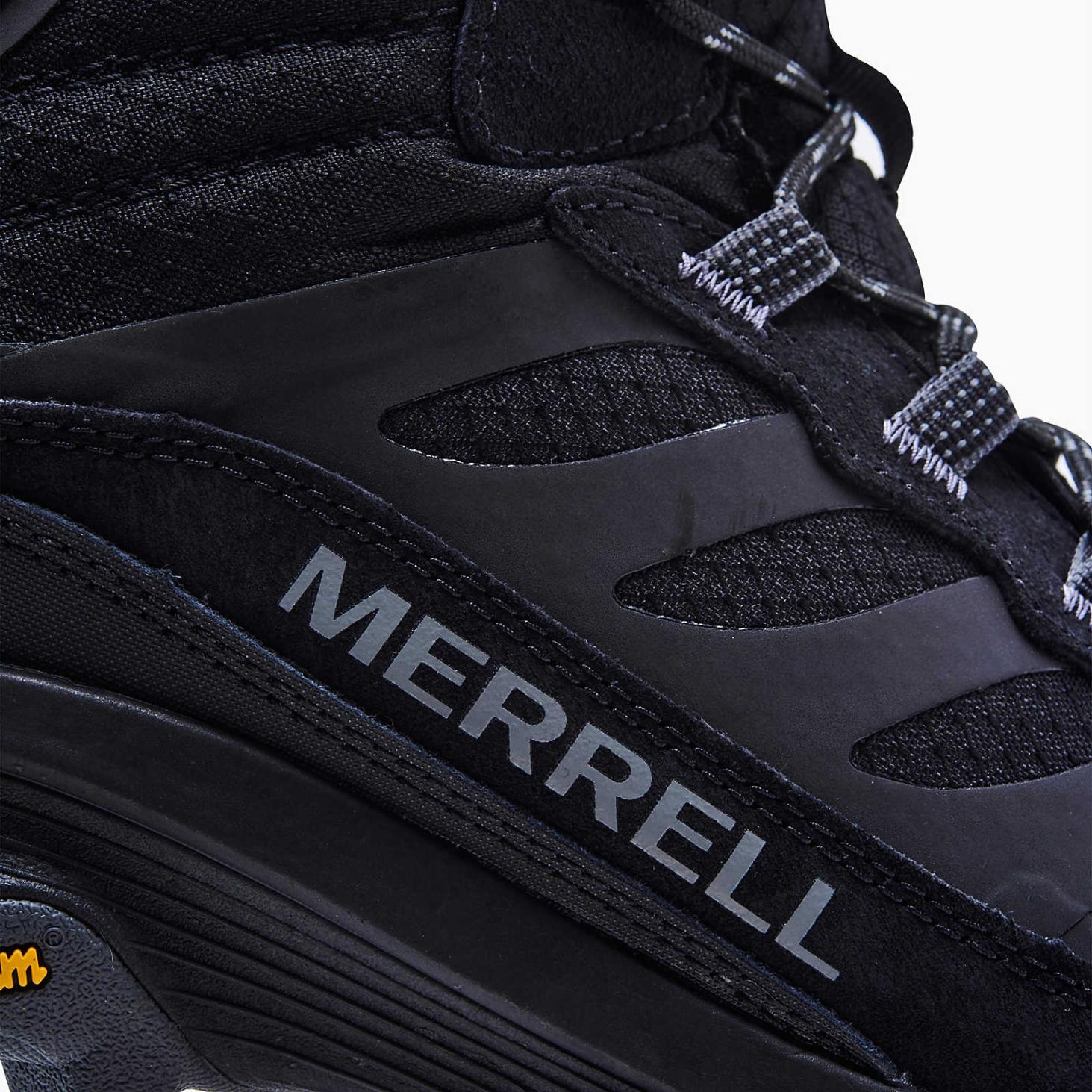 Merrell Moab Speed Thermo Mid Waterproof Black | Men Winter Boots