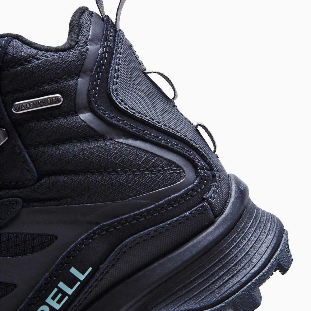 Merrell Moab Speed Thermo Mid Waterproof Black | Women Boots