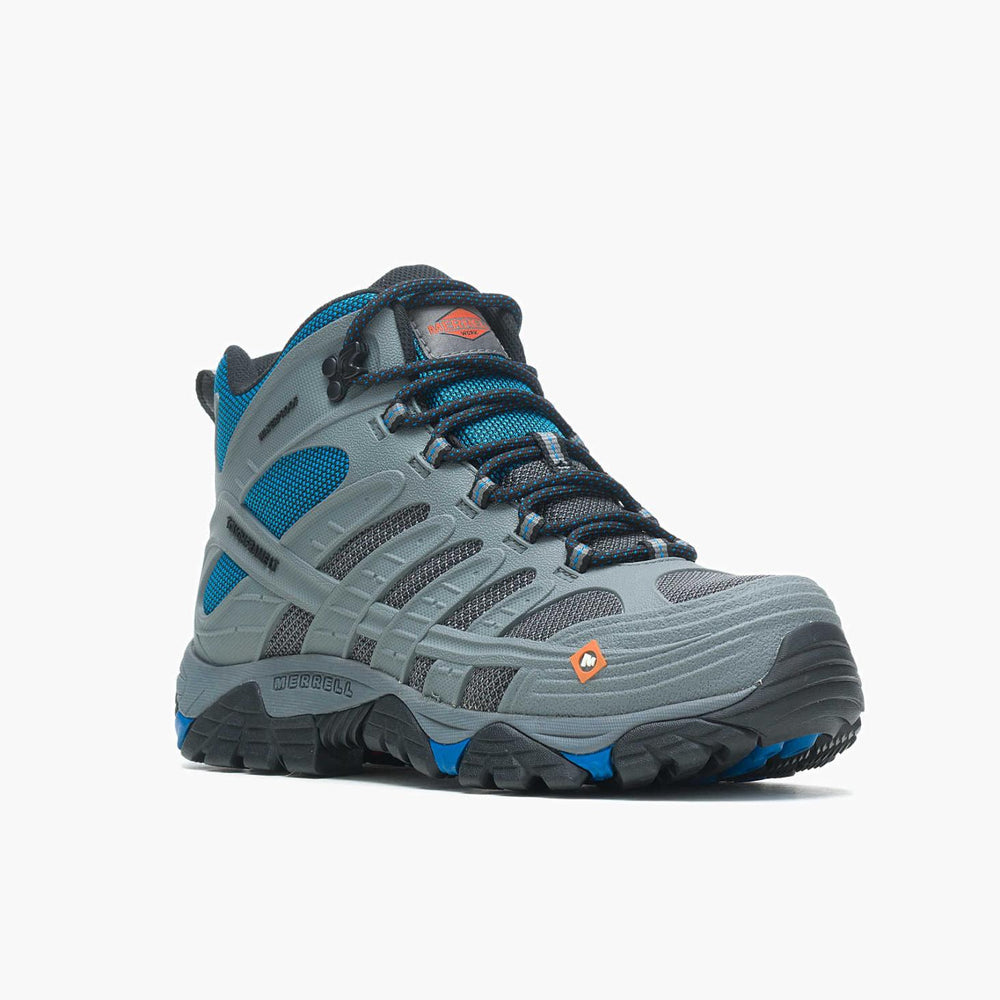 Merrell Moab Velocity Mid Waterproof Carbon Fiber Castle Rock | Men Boots