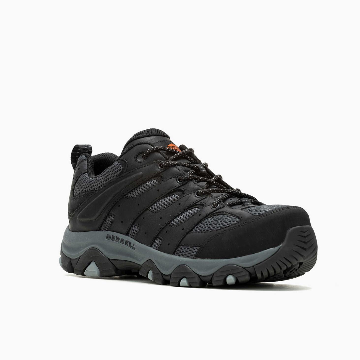 Merrell Moab Vertex 2 Carbon Fiber Work Shoe Wide Width Black/granite | Men Boots