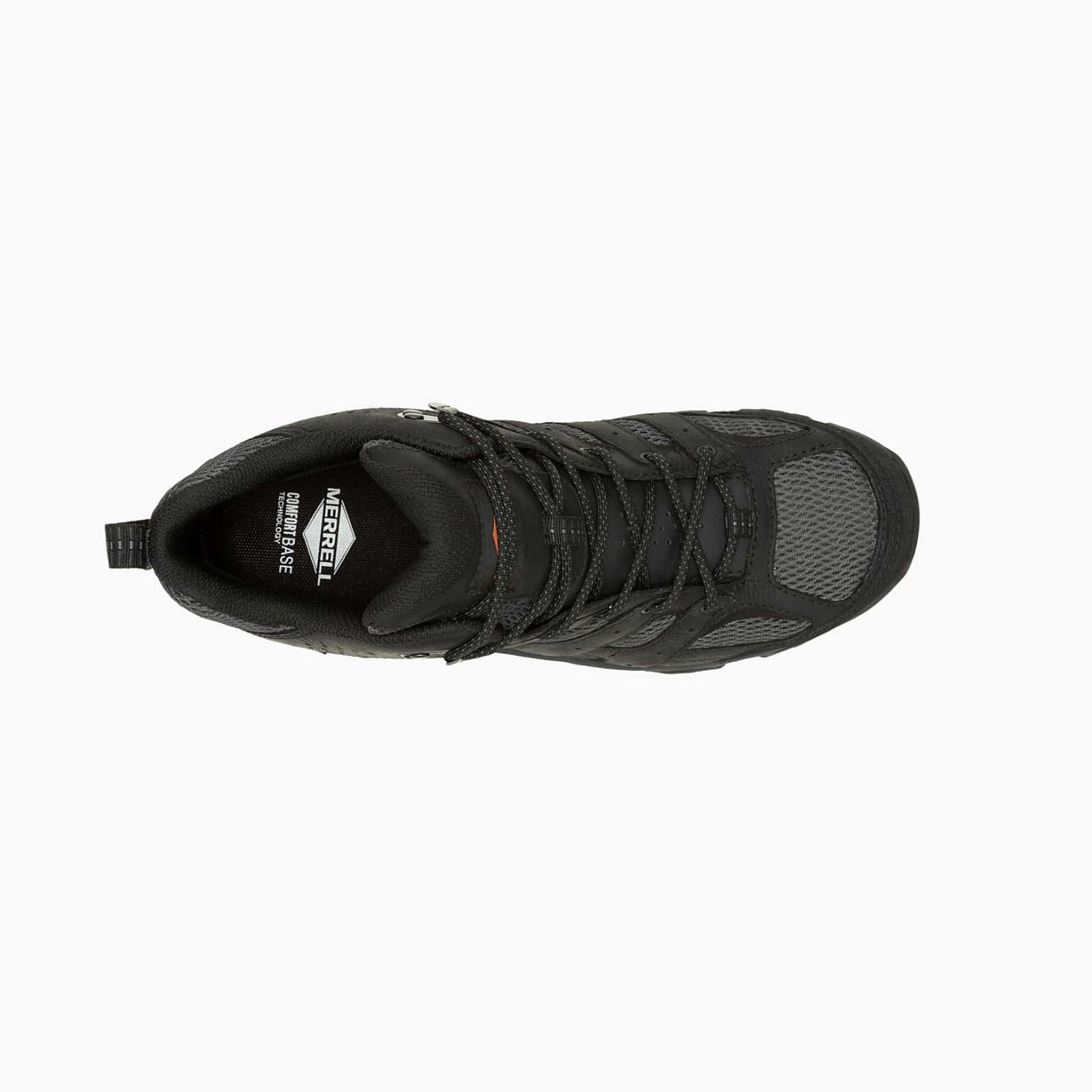 Merrell Moab Vertex 2 Mid Waterproof Carbon Fiber Work Boot Black/granite | Men Boots