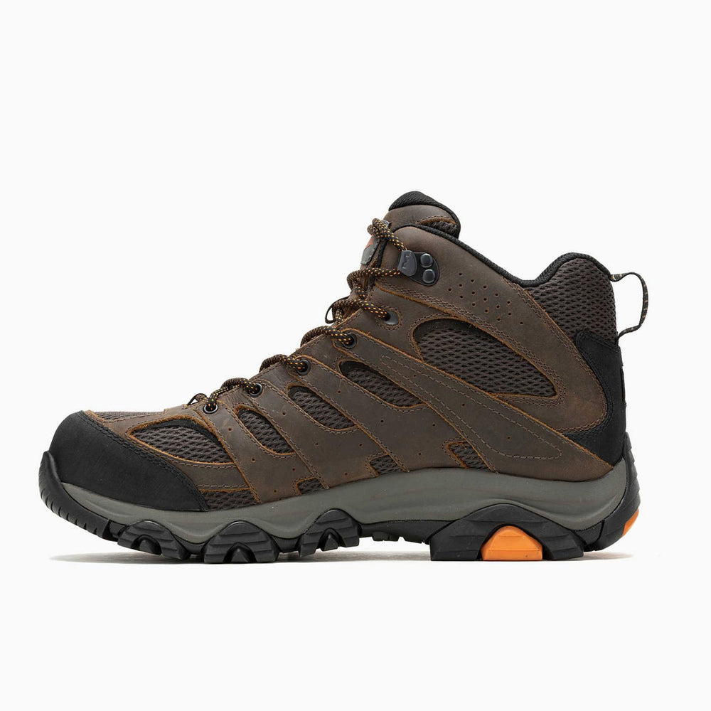 Merrell Moab Vertex 2 Mid Waterproof Carbon Fiber Work Boot Earth | Men Boots