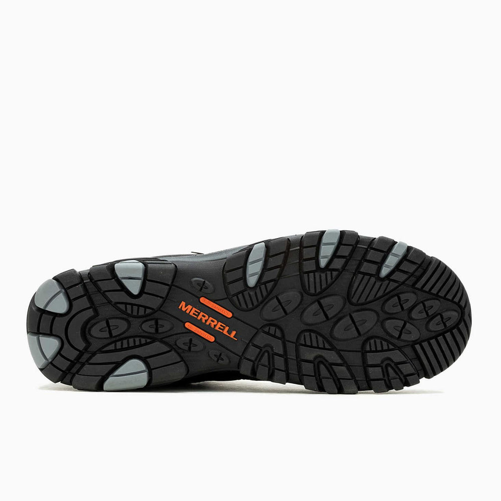 Merrell Moab Vertex 2 Mid Waterproof Carbon Fiber Work Boot Wide Width Black/granite | Men Boots