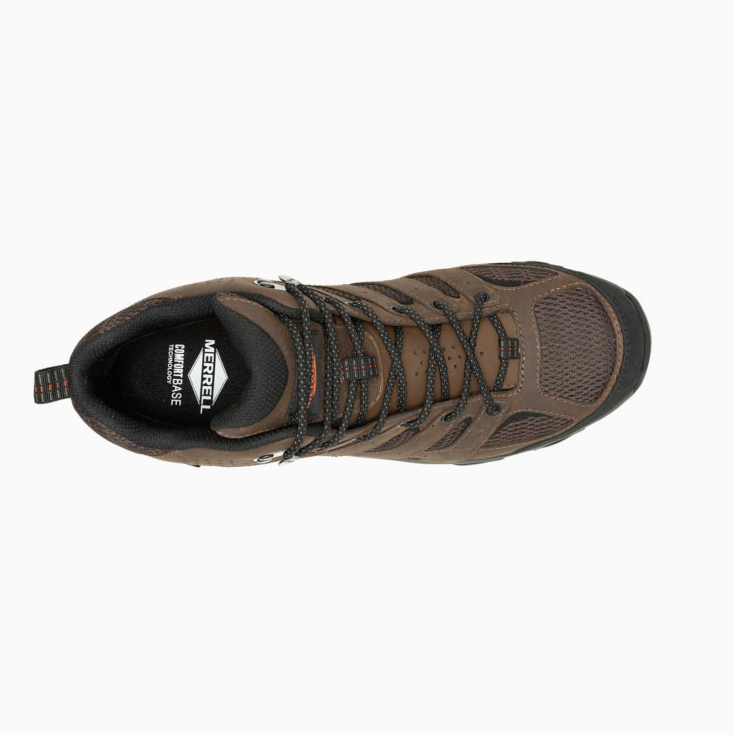 Merrell Moab Vertex 2 Mid Waterproof Carbon Fiber Work Boot Wide Width Earth | Men Boots