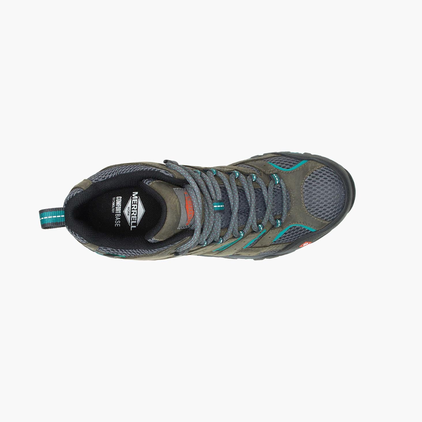 Merrell Moab Vertex Mid Waterproof Comp Toe Work Boot Pewter | Women Boots