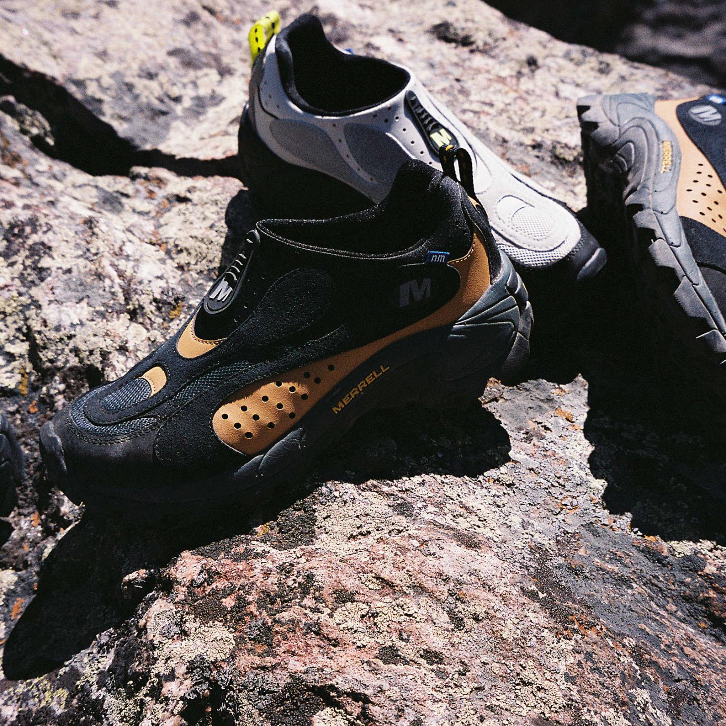 Merrell Moc Speed Streak Evo 1trl X Nicole Mclaughlin Black/amber | Women Slip-Ons