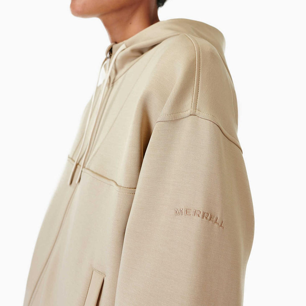 Merrell Momentum Hoody Aluminum | Women Tops