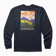 Merrell Mountain Layer Long Sleeve Tee Navy | Men Tops