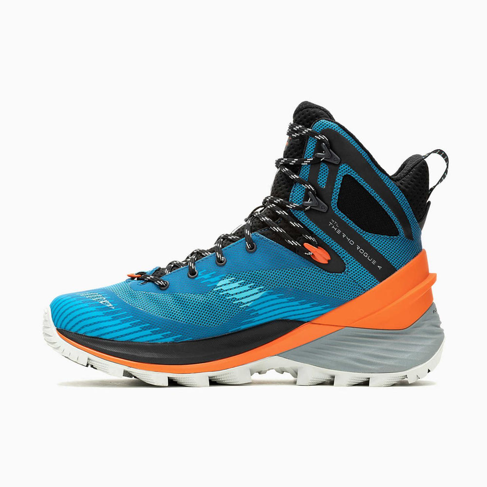 Merrell Mtl Thermo Rogue 4 Mid Gore-Tex® Tahoe/tangerine | Men Winter Boots