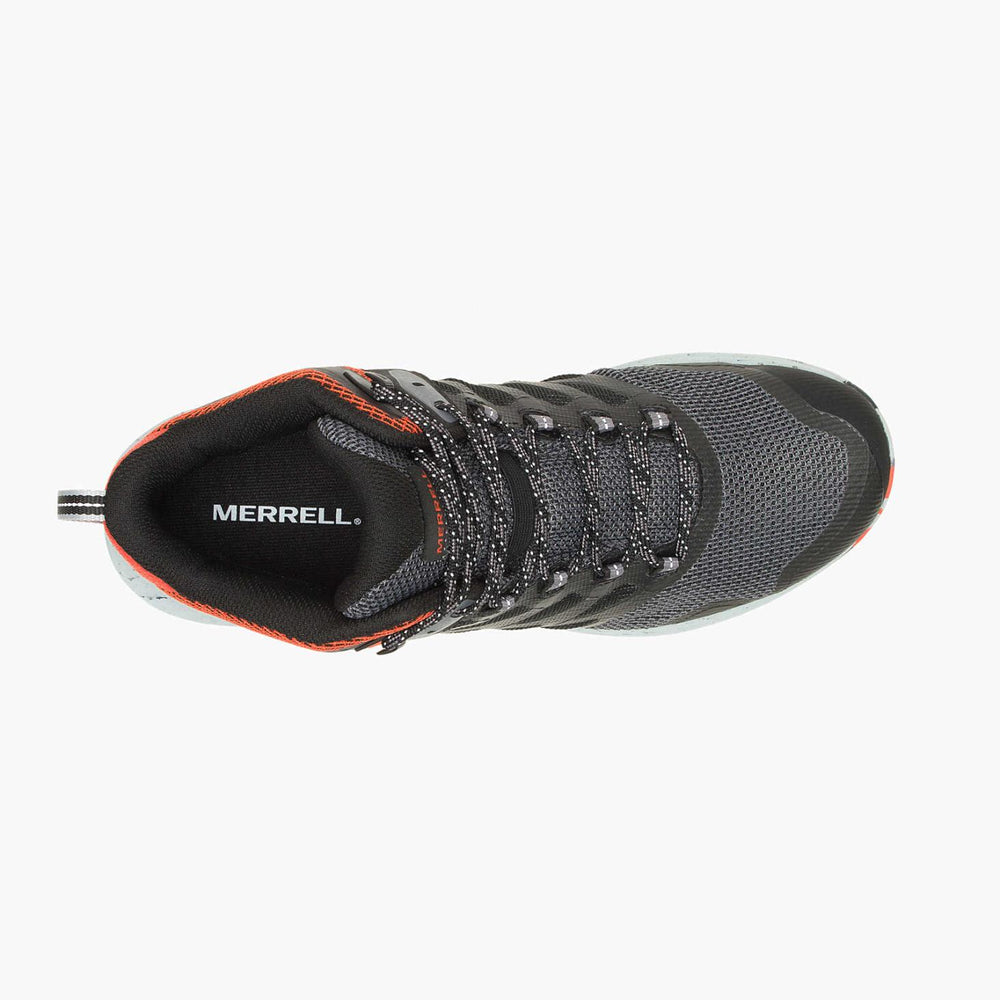 Merrell Nova 3 Mid Gore-Tex® Wide Width Black/tangerine | Men Wide Widths
