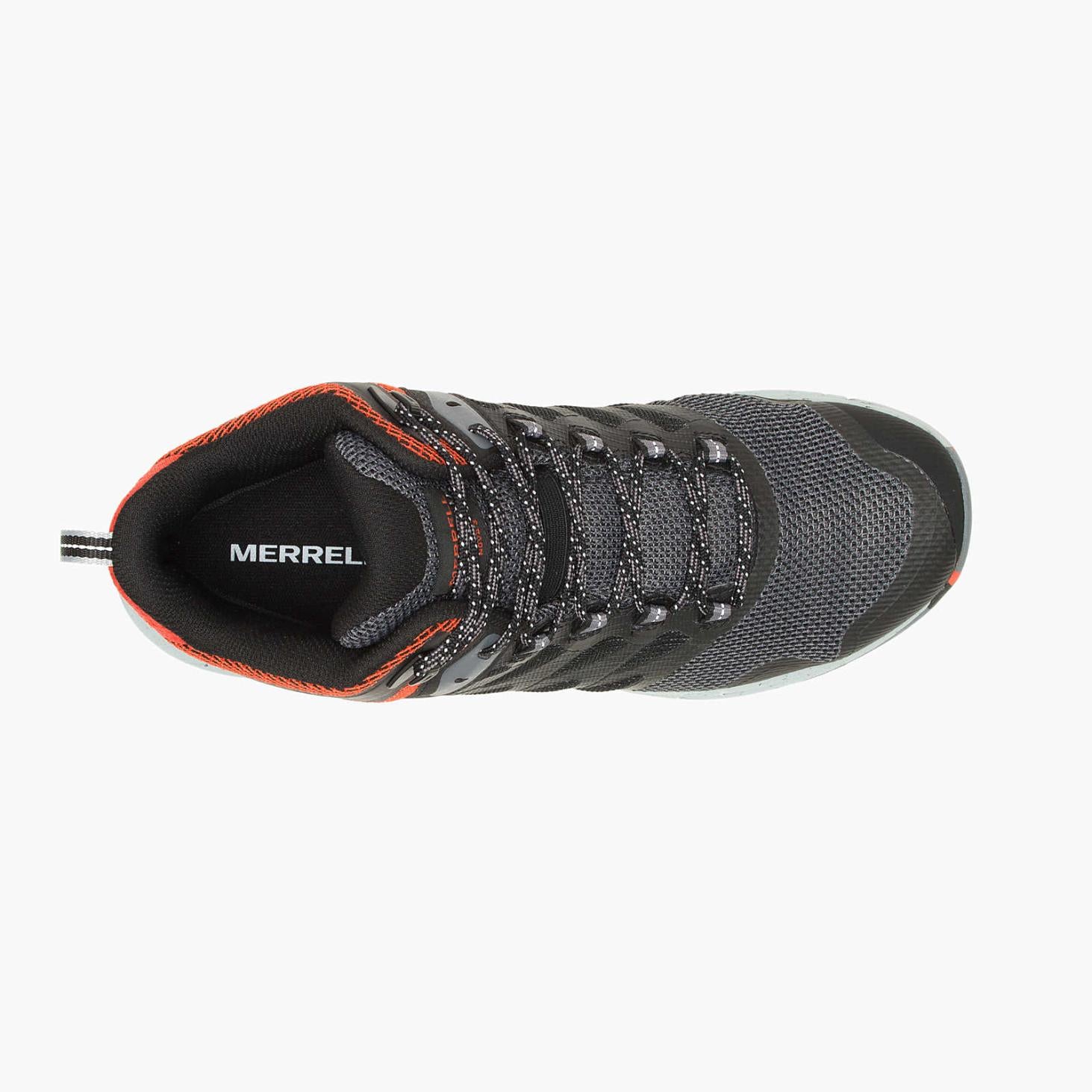 Merrell Nova 3 Mid Waterproof Black/tangerine | Men Boots