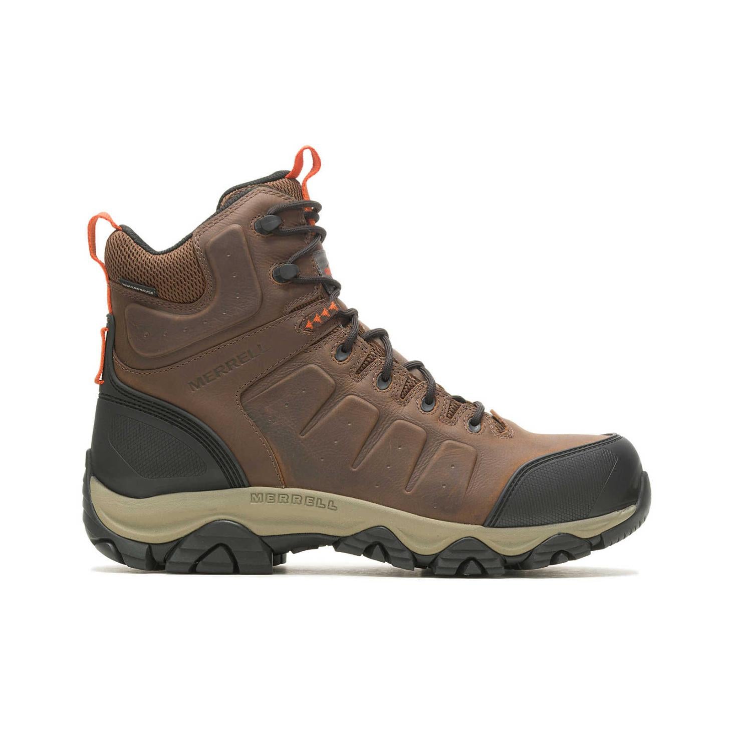 Merrell Phaserbound 2 Mid Waterproof Carbon Fiber Earth/orange | Men Boots