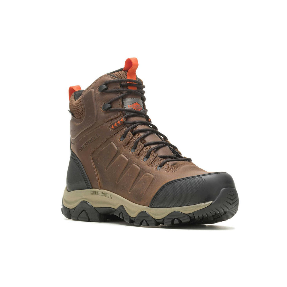 Merrell Phaserbound 2 Mid Waterproof Carbon Fiber Earth/orange | Men Boots